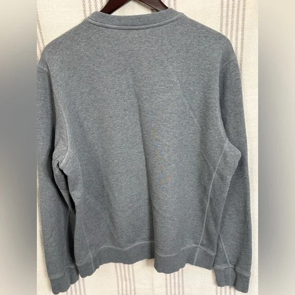 Lacoste Men's Heather Gray Crewneck Sweater - Picture 4 of 4